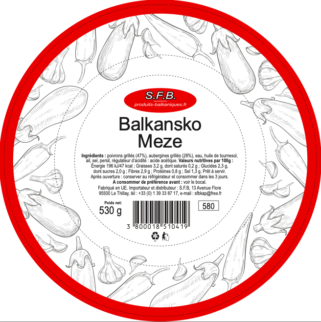 Balkansko Meze 530g SFB